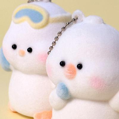 [Schedule] Soft and Fluffy Duck Squishy Keychain (random Delivery)