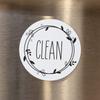 Magnet Sticker Indicator Magnet Sticker Clean Dirty Sign Dining & Bar