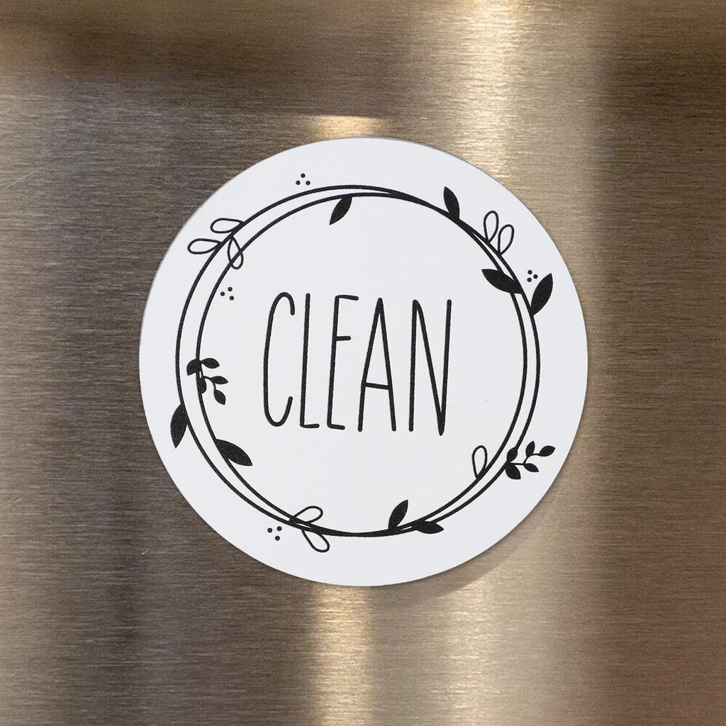 Magnet Sticker Indicator Magnet Sticker Clean Dirty Sign Dining & Bar