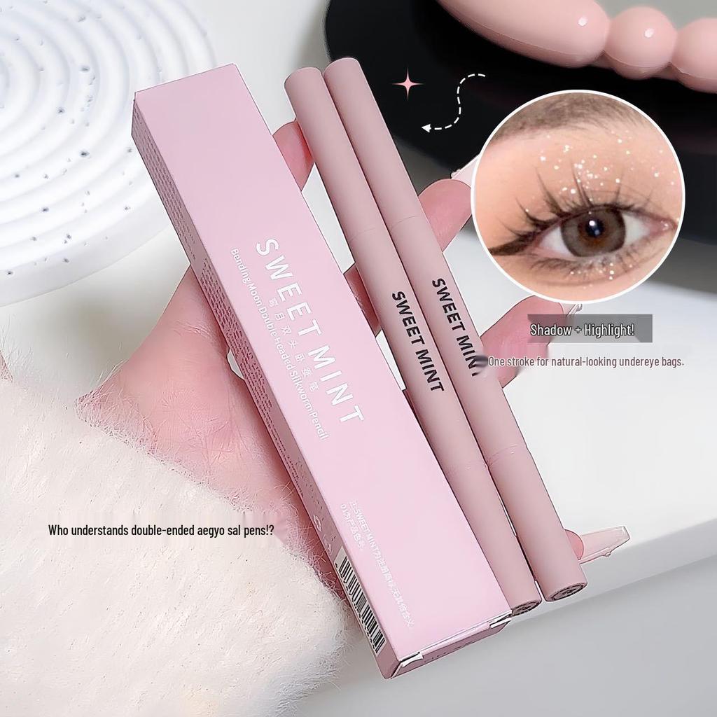 Sweet Mint Dual-Ended Concealer & Eyeliner for Natural Under-Eye and Highlight Makeup