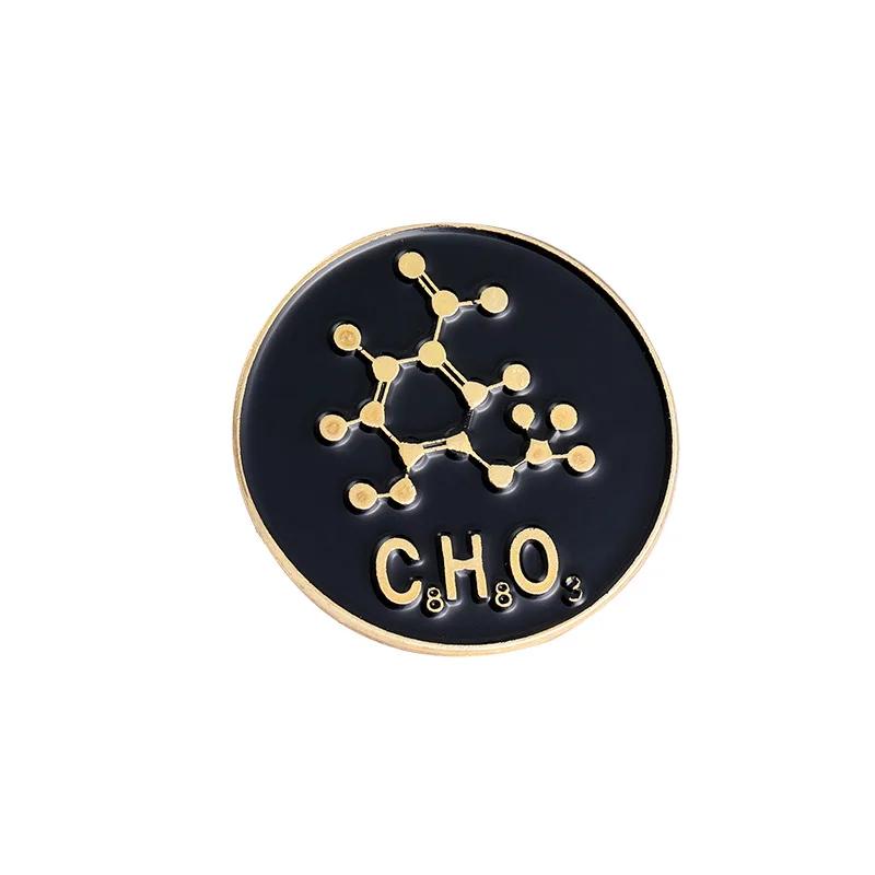 Science Is Real Magic Enamel Pins Chemical Element Bag Brooch Lapel Badge Knowledge Jewelry Gift for Kids Friends