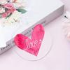 6/20Pcs/Lot Acrylic Clear Circle Discs Keychain Set with Leather Tassel Pendant Jump Rings for Vinyl Kit DIY Keychain Vinyl Crafting