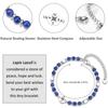 Stainless Steel Beaded Bracelet Fashionable and Practical Stones Wristband Suitable for Great Graduation Birthday Gift