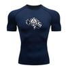 Men's Compression Athletic T-Shirt, Angry Wild Bear Graphic