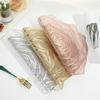 Hollow bronzing Hollow placemat Heat insulation mat Home decoration Simple home hotel PVC Western food mat Advanced sense
