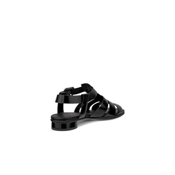 Used New [Echo] Sculpted Alba 25 Leather Women's Flat Strap Sandals EU36