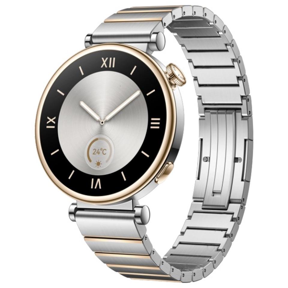 

Watch Strap for Huawei Watch GT 4 41mm/Garmin Venu 3S/2S Stainless Steel 18mm Universal Replacement Wrist Band Silver
