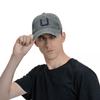 Letter U Glitch English Alphabet Unisex Women Baseball Cap Distressed Denim Hat Cap Outdoor Running Golf Unstructured Soft Headwear