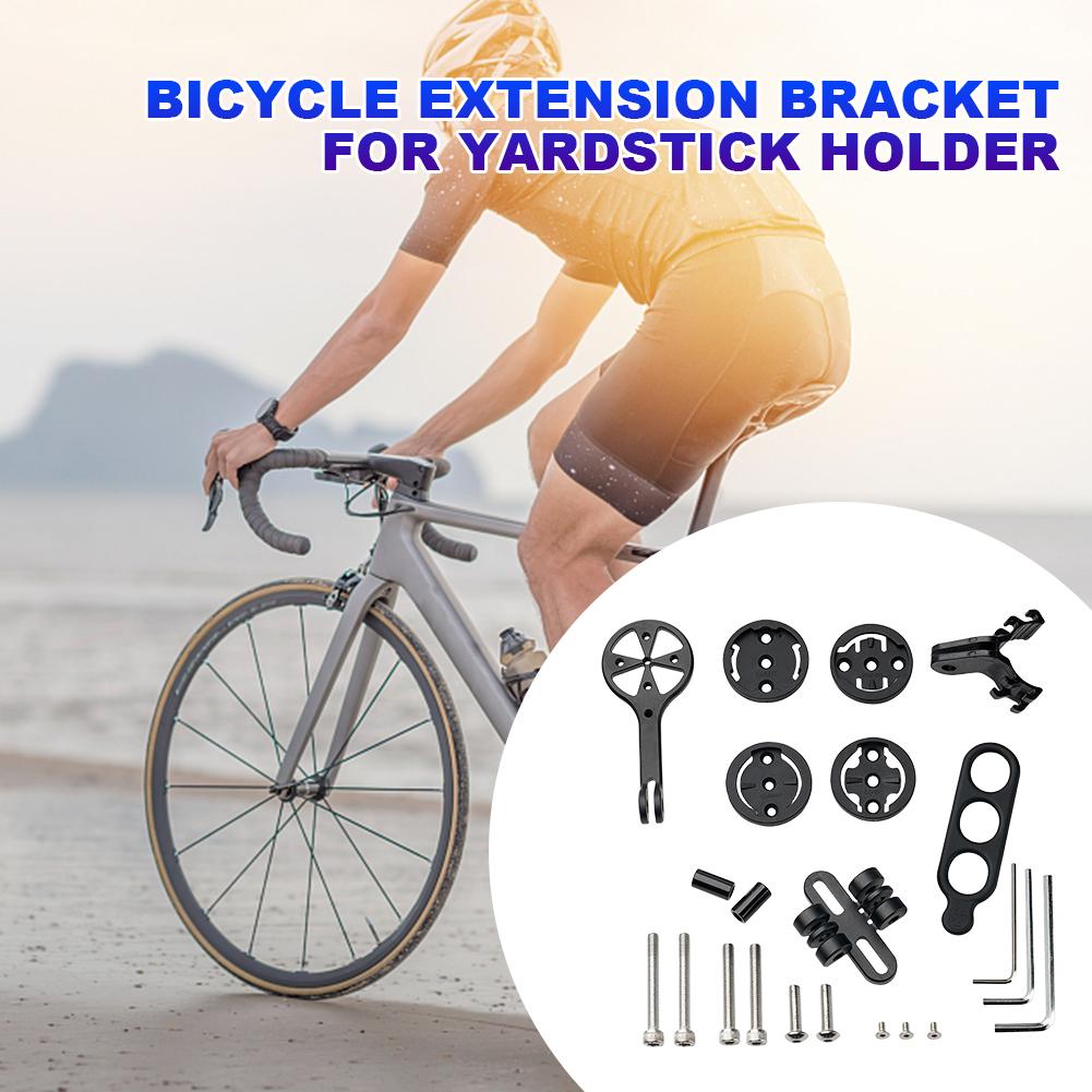 Bicycle Stem Mount Aluminum Alloy Bike Camera Holder Bracket Bicycle Computer Mount Holder Bicycle Extension Bracket Base