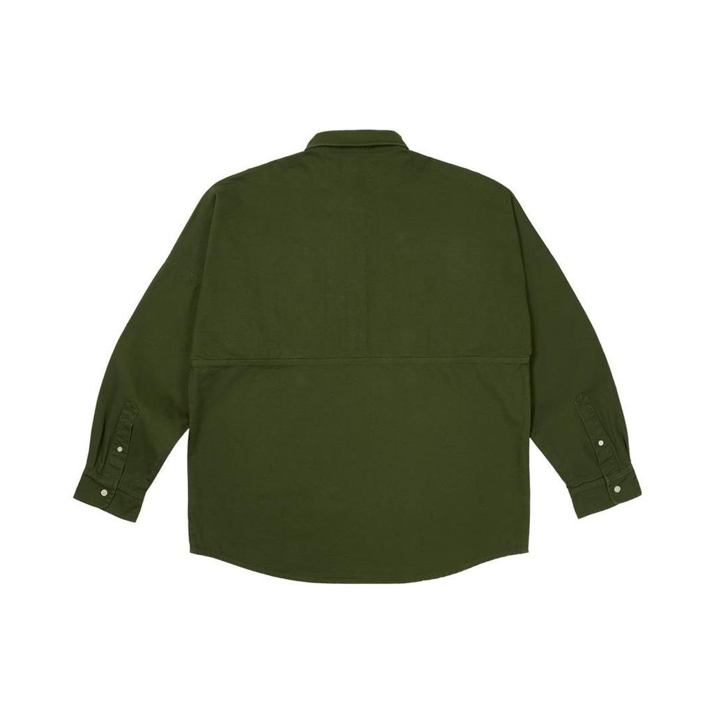 Palace Old English Shirt Huntsman Unisex Tops Green P25SHT023