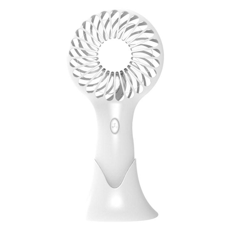 

Handheld Mini Fan Desktop Quite Portable Cooling Fan Small Electric Fan for Home Office White