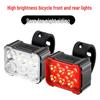Rechargeable Waterproof Bicycle Front & Rear Light for Night Riding