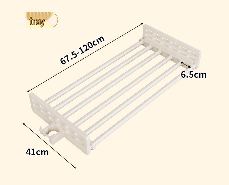 Floor-Standing Clothes Rack: Bedroom Hanger, Retractable Drying Rod, Coat & Hat Rack.