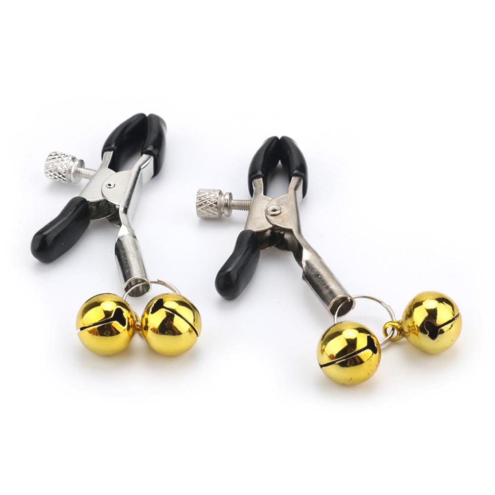Nipple Clips Clamps Nipple Adjustable Pressure Breast Clamps Stainless Steel Non Piercing Nipple Rings For Women/Men
