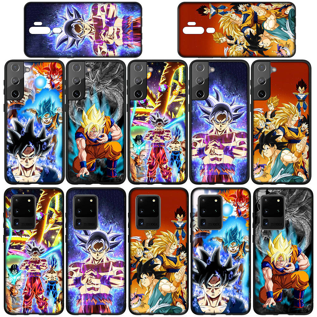 For Samsung Galaxy S25 S24 S23 iPhone 17 16 15 Xiaomi Redmi Note 14 13 12 11 Plus Pro Max XR Phone Case Goku Dragon Ball DragonBall OPPO Huawei Cover