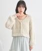 Earth Music Ecology Lily Yarn Short Knit Ivory & Women's Cardigan, 01000166000,