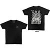 Gorillaz Unisex T-Shirt: Pocket Spray - George Group (Back Print) (Large)