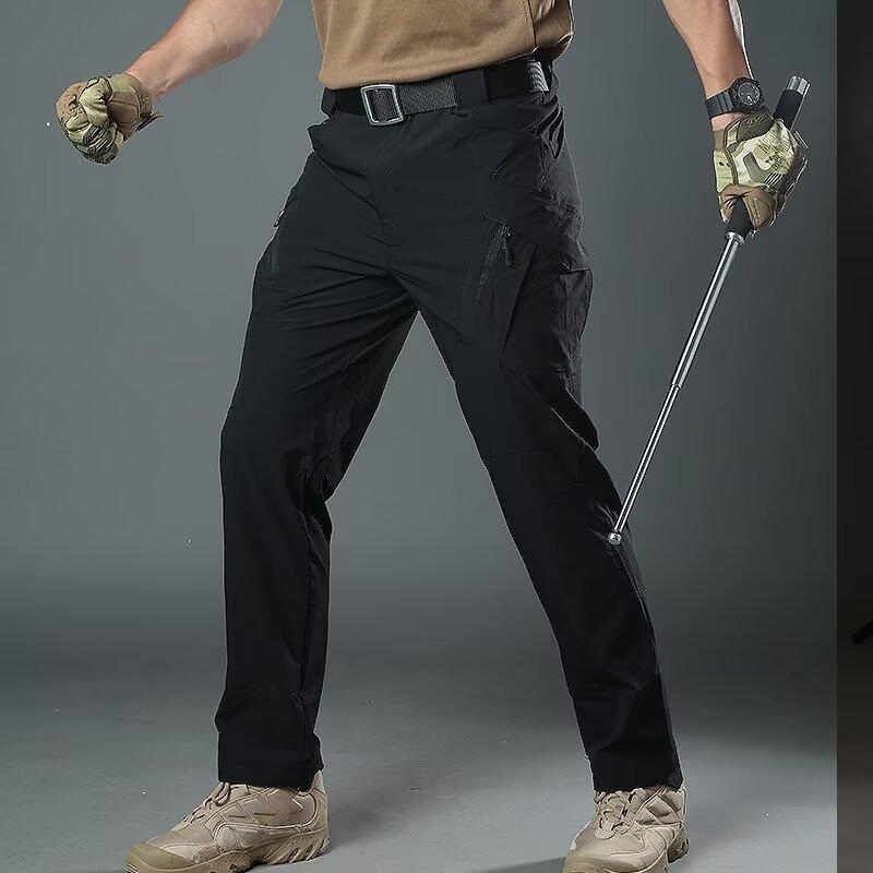 Lightweight Quick-Dry Outdoor Tactical Pants – Breathable, Waterproof, Multi-Pocket Windbreaker