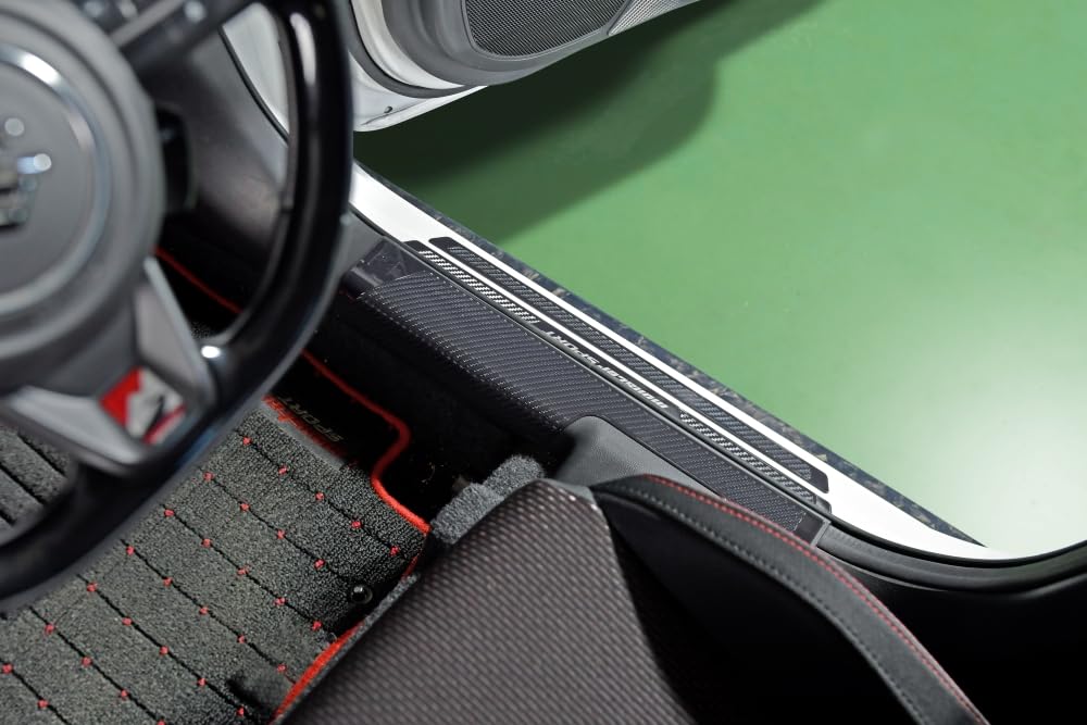 MONSTER SPORT Side Sill Protectors for Suzuki Swift Sport Set of 6 Scratch Interior Made in Black [ZC33S] - - Prevention, Protection, Japan, -