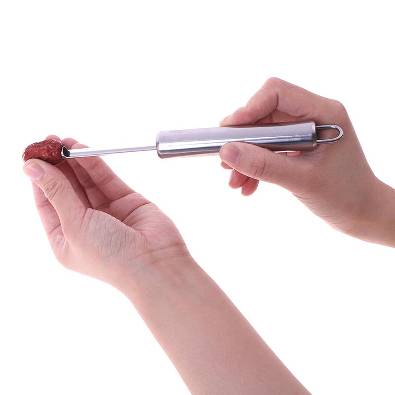 

Измельчитель семян из нержавеющей стали для удаления сердцевины красных фиников, кухонный инструмент Easy Twist