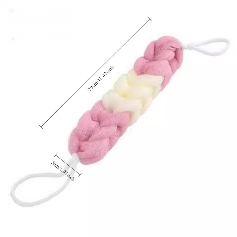 Long Bath Loofahs Stretchable Braided Mesh Exfoliating Loofah Back Scrubber Ball Body Bath Shower Sponge Housewear & Furnishings