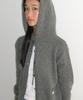 RONRON Mini Pocket Hooded Knit Cardigan Gray