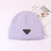 Woolen Hats for Women Triangle Marked Warm Knitted Hats for Couples  Pullover Hats Anti Cold Hats for Men  Autumn and Winter.