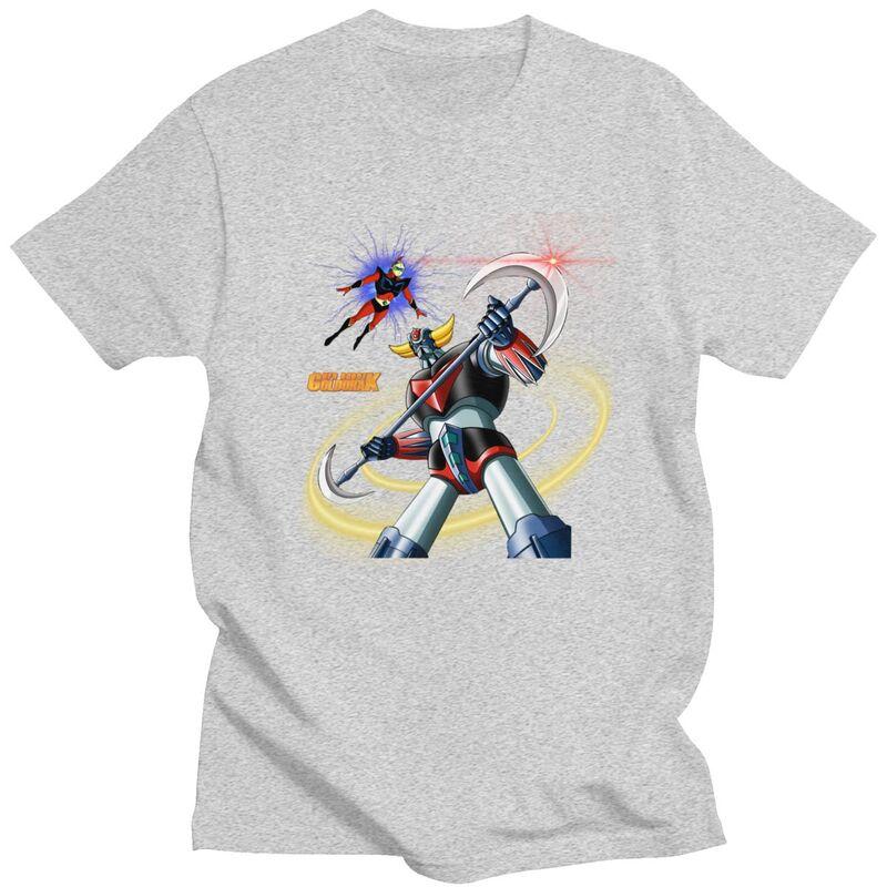 Custom Actarus Goldrake T-shirts voor Mannen Korte Mouwen Vrijetijds T-shirt UFO Robot Goldorak T-shirt 100% Katoen T-shirts Cadeau Idee