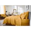 Housse de couette lin 240 x 220 cm miel