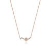 Eight-Pointed Star S925 Sterling Silver Gold-Plated Zircon Pendant Necklace, Women's Light Luxury High-End Niche Design.