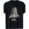 Hel Norse Goddess Viking Mythology Hel T-Shirt Solid Black T-Shirt Men Classic Perfect for Home Outdoor Work Gifting Birthdays Valentines Day Mothers