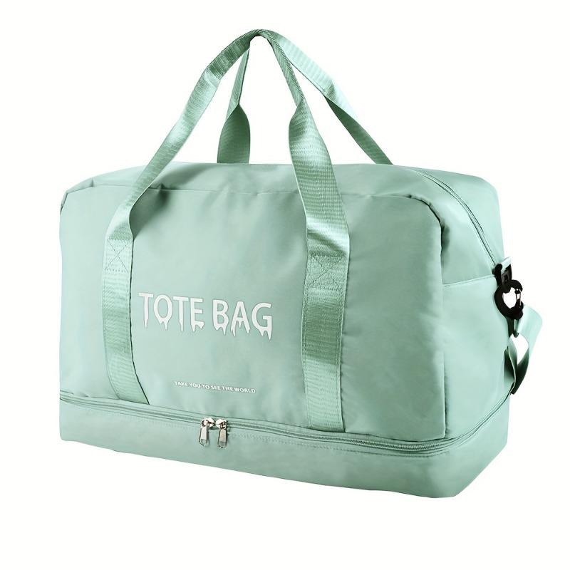 Large-Capacity Travel Bag - Lightweight Nylon, Dry/Wet Separation, Perfect for Sports, Vacations & Short-Distance Business Trips, Luggage for Travel