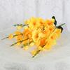 Decorative Silk Gladiolus and Orchid Floral Art for Living Room or Dining Table