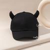 Men's and Women's Hip-hop Baseball Duckbill Cap Outdoor Street Rings Hat
