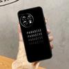 Simple Minamilst Black Quote Case For OnePlus 15R 13T 13R 13 12 12R 11 10 9 Pro 10T 8T Nord 5 CE 2 3 4 Lite N20 N30 Cover