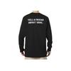 Vans Alphabet Sports Running Fitness Training Comfortable Breathable Casual Long Sleeve T-Shirt Men Tops Black VN0A54NWBLK