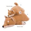 Long Cartoon Shiba Dog Plushie Pillow Stuffed Animals Pillows Cute for Sleeping Hugging Soft Toy Kids Adults Gift