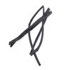 Tools Heat Shrink Tube Gadget Pack Wrap 3mm-6mm 4pcs Accessory Replacement Assortment Black Insulation Practical
