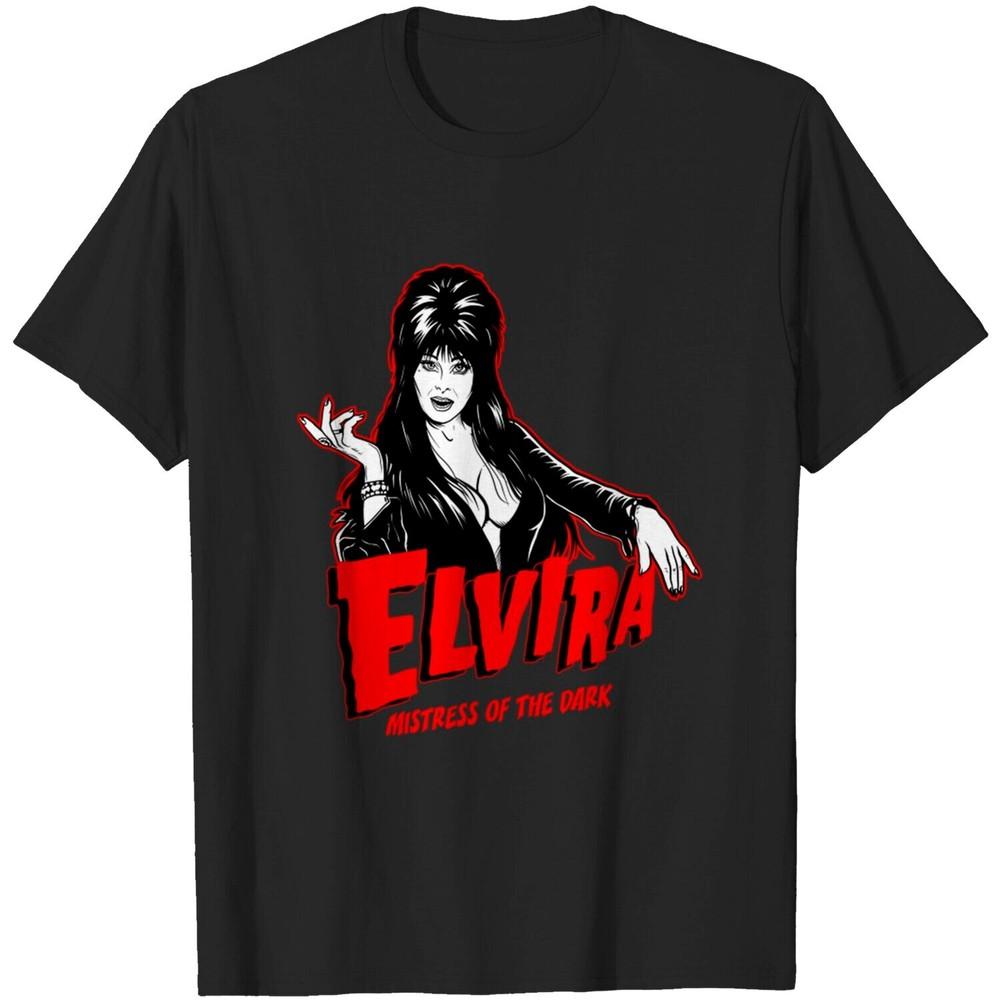All Size Shirt Elvira T-Shirt Cotton shirt Unisex Shirt Black