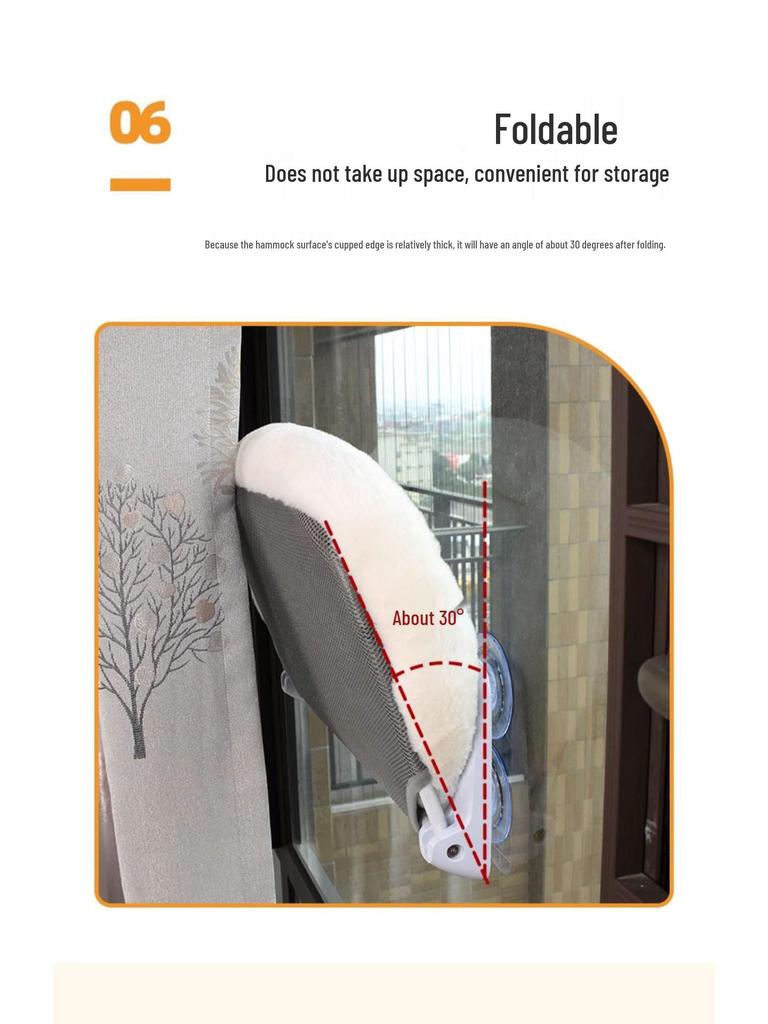 Cat Hammock: Window-Mounted Suction Cup Bed for Kittens