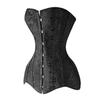 Filaeisi Long Steampunk Black 2XL Women's Corset, Style, Waist-Shaping, Simple,