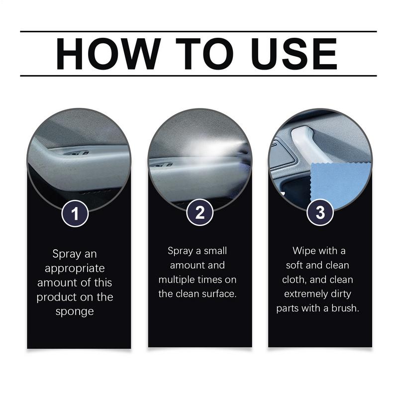 Car Leather Care Spray Leather Care Refurbishment Spray Mild And Safe Maintenance Tool For Dashboards Door Panels Steering