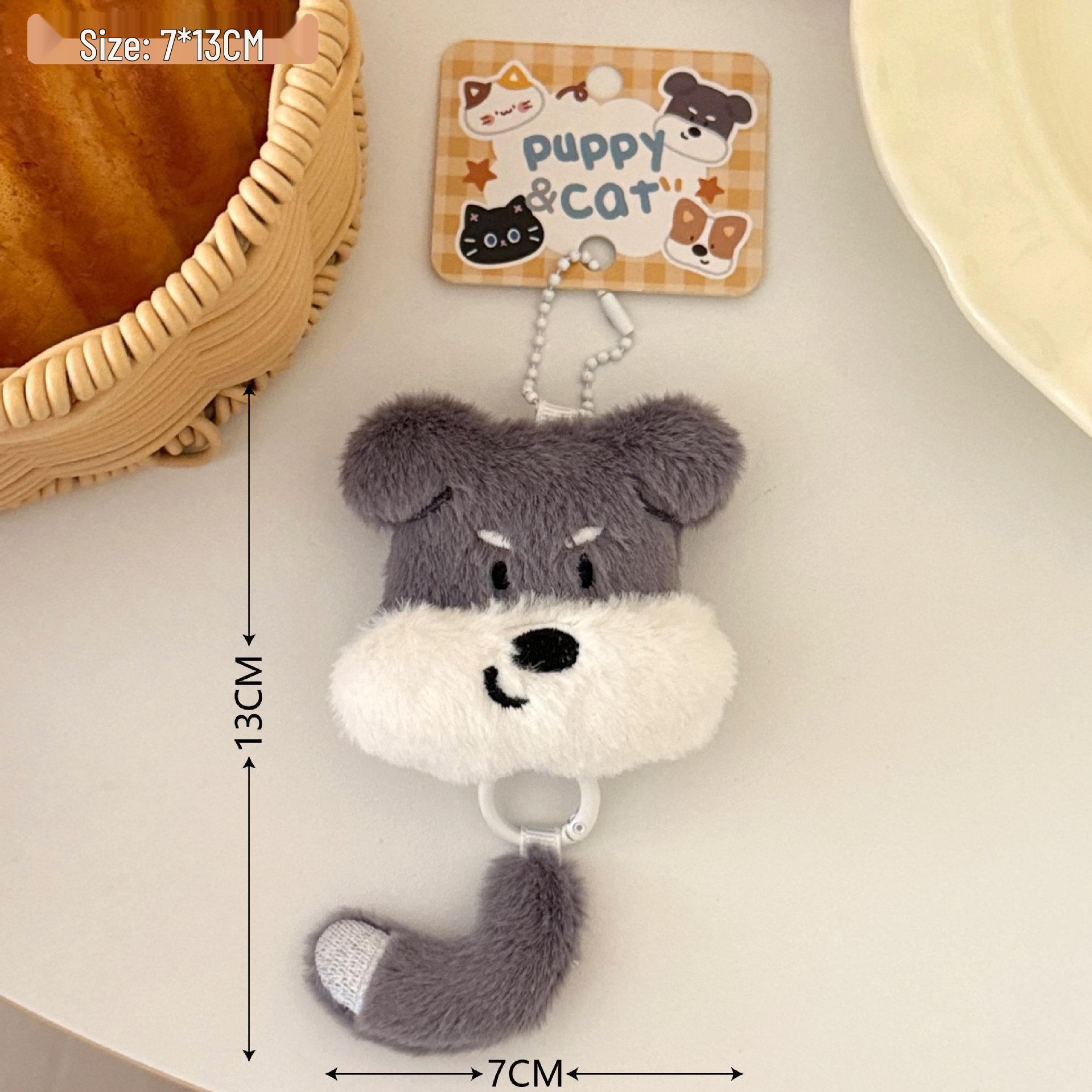 Очаровательный Плюшевый Кот Брелок Подвеска Шарм