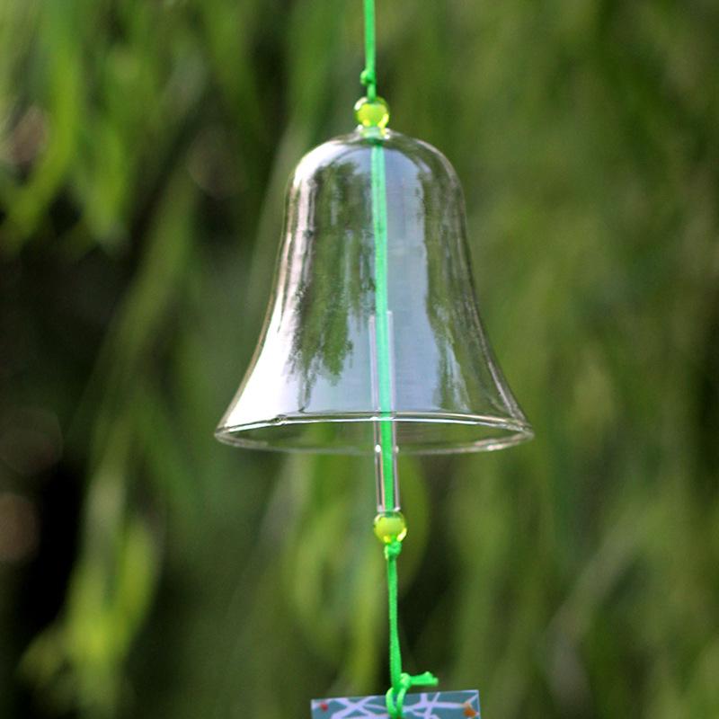 Hand-Painted Glass Wind Chimes for Student DIY Projects and Outdoor Decor