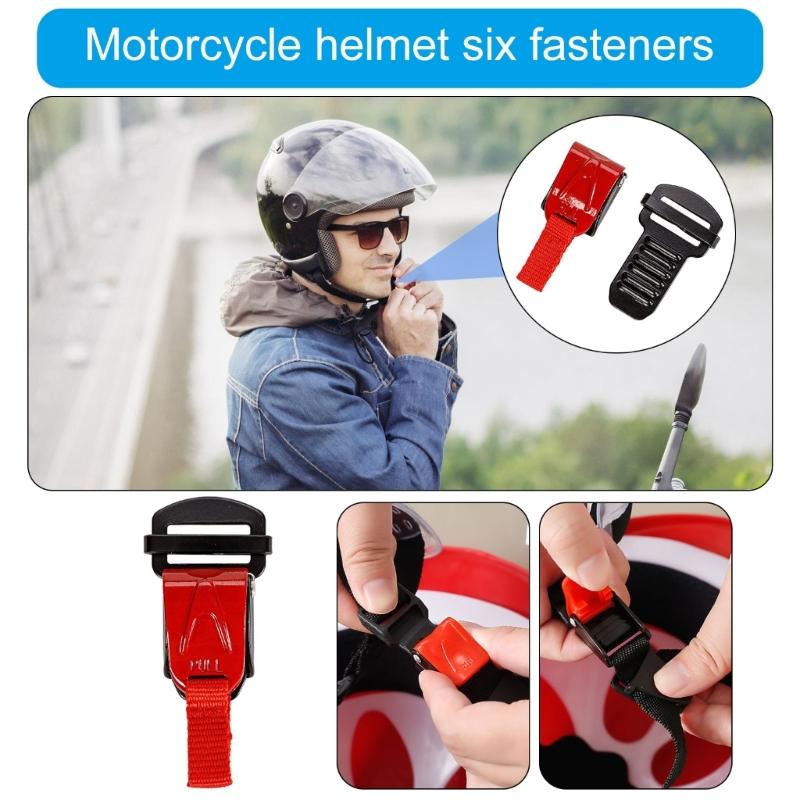 Speed Release Chin Strap Buckle for Helmets Motorcycle Quick Clip Full Helmets Quick Disconnection for Safe Helmets Wear