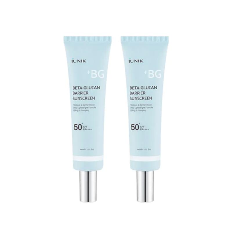 

[iUNIK] Beta Glucan Barrier Sunscreen Duo (60ml+60ml)