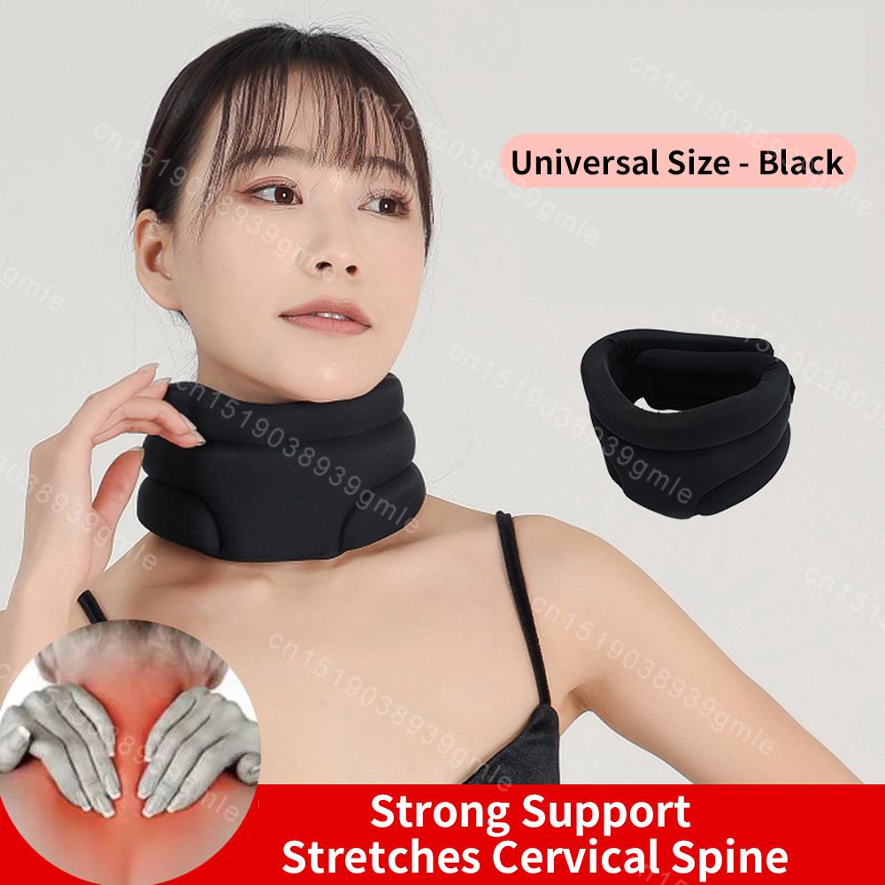 Neck Support Cervical Brace Adjustable Cervical Collar Soft Durable Foam for Relieve Cervical Pain Correct Forward Head Posture