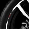 For Volkswagen Je4pcs Aluminum Car Wheels Rims Stickers Auto Accessorie For Volkswagen VW Golf Passat Jetta Touran CADDY GTI Touareg Polo Tiguan