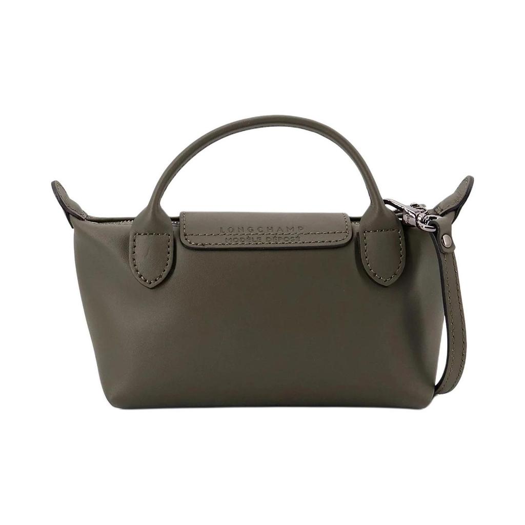 Longchamp Le Pliage Xtra Detachable Adjustable Shoulder Strap Leather Mini Shoulder Tote Bag Women Handbags Green 34205987549