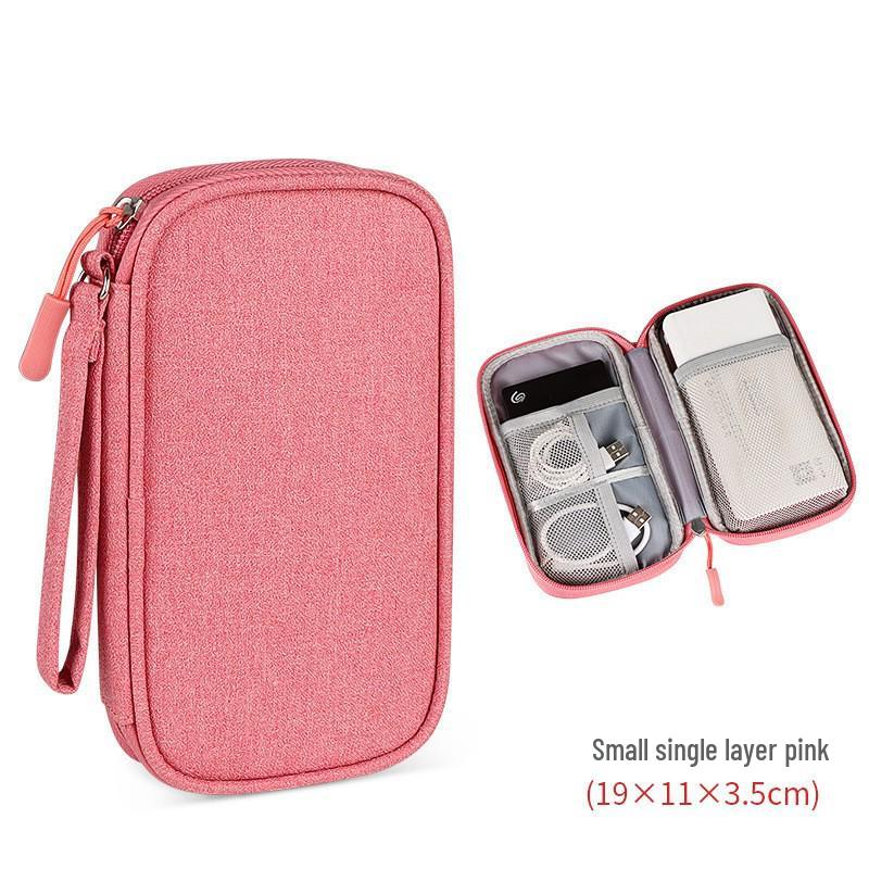 Multi-layer Digital Accessories Storage Bag: Protective Cover for Power Bank, USB, Earphones, Hard Disk, Dustproof Data Cable